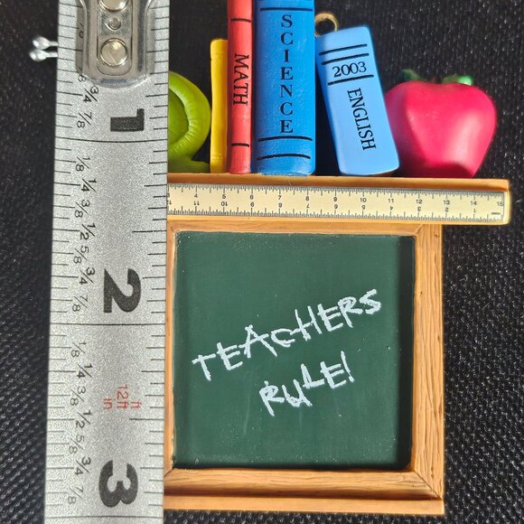 Hallmark 2003 Teachers Rule Christmas Ornament QXG 8629. New - Picture 9 of 10
